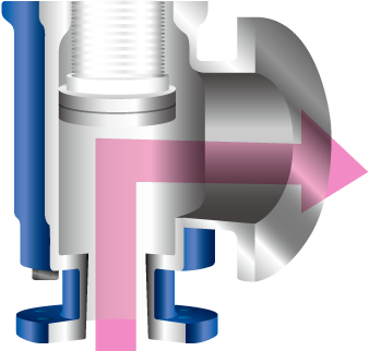 安全弁【全開】
・一次側圧力（例：0.50MPa以上）
（吹出し圧力以上）
